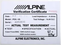 Огляд підсилювача Alpine PDX-V9 Інтернет-магазин Майстерня автозвуку (CarSound) alpine