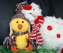 Orange Toys 2017 курочка Ася, півник Сава та курча Сеня 2017