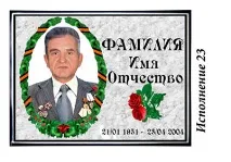 Друк на металокераміці Колір ТАБЛИЧКА