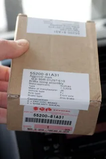 Поміняв гальма по колу Сузукі Джимні гальма