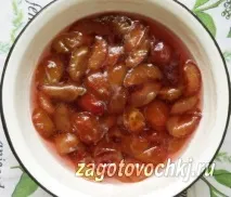 Просте сливове варення часточками на зиму. варення