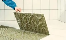 Витрата клею для плитки, Мозаїка плитки