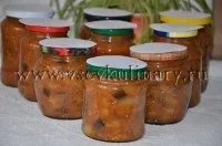 Рецепт салату з баклажанів Десяточка на зиму рецепт