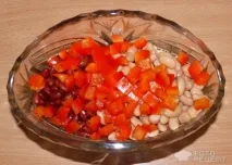 Рецепт Салат Строкатий, з квасолею салат