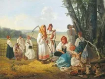 Сінокос на Русі Charming Ukrainian русі