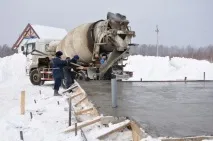 Укладання бетону особливості застилали дороги в зимовий час, технологія зимовий