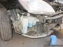 Установка омивача фар Mitsubishi Lancer установка