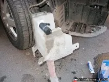 Установка омивача фар Mitsubishi Lancer mitsubishi