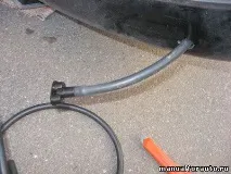 Установка омивача фар Mitsubishi Lancer установка