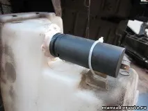 Установка омивача фар Mitsubishi Lancer установка