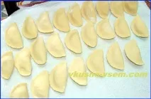 Вареники з м’ясом. вареників