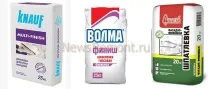 Види шпаклівки для стін види