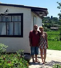 Художник Нікас Сафронов Заведу в Шишаках корів, овець, яких сам доїтиму нікас