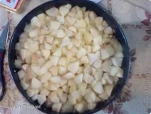 Яблучний пиріг з борошняною крихтою)))) (без яєць), Країна Майстрів крихтою