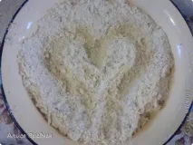 Яблучний пиріг з борошняною крихтою)))) (без яєць), Країна Майстрів крихтою