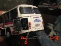 Автобус ЛАЗ-699Р макет з картону та паперу ( 1 36) - Паперові моделі - фотоальбом твого хобі картону