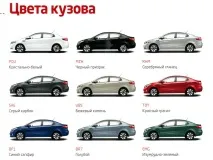 Колірна гама Кіа Ріо або що сьогодні в моді сьогодні