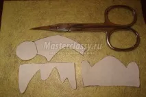 Дитячі новорічні вироби кольору