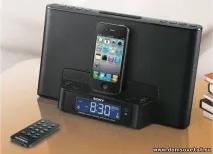 Док станція для iPhone музика через док станцію та інші функції док станції SONY, NOVOSTON станція