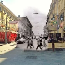 Дві Москви в одному кадрі одному