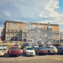 Дві Москви в одному кадрі кадрі