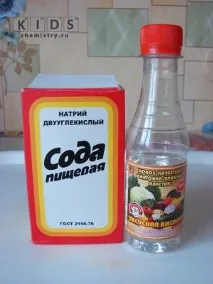 Як гасити соду оцтом для випічки соду