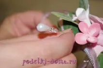 Як зробити обідок з квітами своїми руками своїми