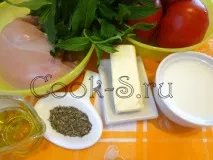 Курячі рулети з м’ятою та томатним соусом - Страви з курки курячі