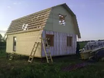 Ломанний дах мансардна, двосхилий пристрій конструкції, як зробити будинок з ламаною покрівлею конструкції