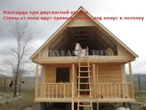 Ламанний або двосхилий дах, вибір даху, який вибрати дах даху