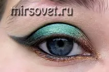 Новорічний макіяж очей покроковий майстер-клас з фото новорічний
