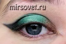 Новорічний макіяж очей покроковий майстер-клас з фото новорічний