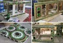 Оновлюємо старий стілець у техніці мозаїки - Interior Design старий