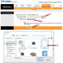 Прошивка модему TP-Link TD-W8951ND прошивка