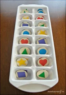 Розвиваючі іграшки дітям своїми руками - геометричне сортування дітям