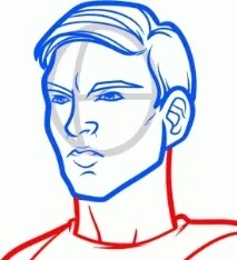 Як намалювати Кріса Еванса (Chris Evans) олівцем, фарбами поетапно evans