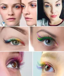 Вії кольору веселки огляд кольорової туші - Beauty - ІЛЬ-GIRL - краса та стиль життя з ІЛЬ ДЕ БОТЕ веселки