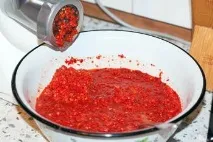 Рецепт закуски з баклажанів на зиму «Вогник» рецепт