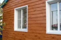 Сайдинг корабельний брус та дошка, розміри, фото будинків, оброблених вініловими панелями. корабельний