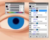 Створюємо око в Adobe Illustrator Blending