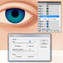 Створюємо око в Adobe Illustrator Blending Mode