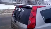 Спойлер на Nissan Note - установка установка