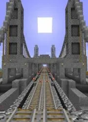 Будуємо залізницю (частина 1) - Побудови та будинки в MineCraft - Енциклопедія MineCraft побудови