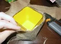 Топіарій на тему «Осінь» горщик