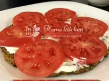 Торт з кабачків з помідорами. помідорами
