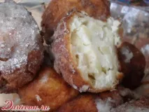 Сирні кульки з яблуками сирні