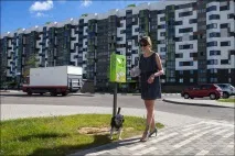 У Мінську з’явилися перші урни для «продуктів вигулу» собак урни