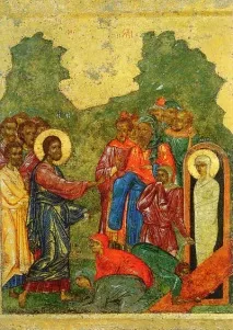 Воскресіння Лазаря ікони, мозаїки, фрески, Православ’я та світ лазаря