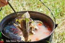 Як приготувати юшку на природі, Кулінарні рецепти. юшку