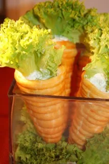 Як приготувати тістечко закусочне - Морквина - (рецепт) закусочне